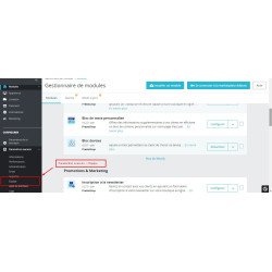 Info compte employé par mail