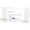 Info compte employé par mail