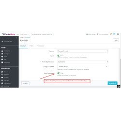 Info compte employé par mail